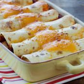 GREEN CHILE CHICKEN ENCHILADAS