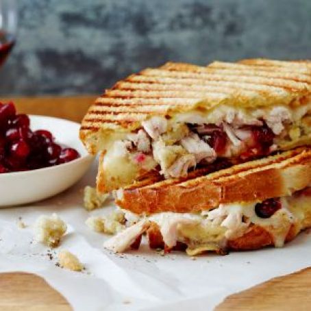 Leftover Thanksgiving Panini (Pioneer Woman)