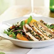 Arugula, Chicken & Apricot* Salad