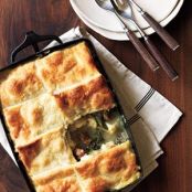 Sausage, Cauliflower, and Kale Potpie