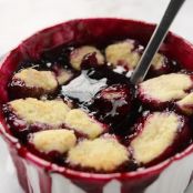 Blackberry Cobbler with Bisquick
