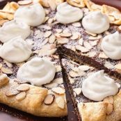 Raspberry-Kissed Chocolate-Almond Crostada
