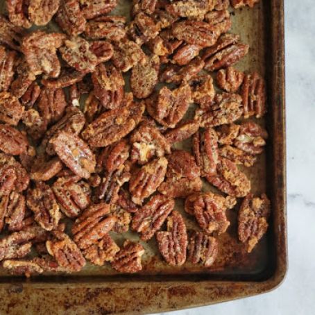 ORANGE & CINNAMON ROASTED PECANS