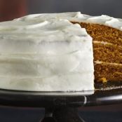 PUMPKIN-SPICE CAKE WITH CREAM CHEESE FROSTING