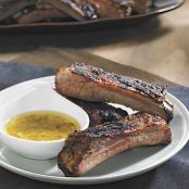 Spanish Spareribs with Herb-Garlic Dipping Sauce