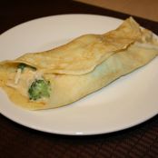 Broccoli-Chicken Crepes