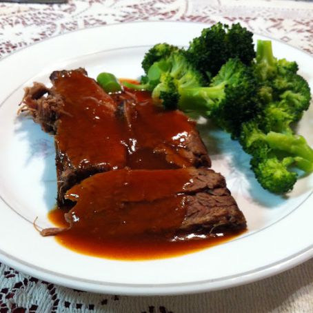 Beef Brisket with Barbecue Sauce