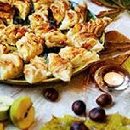 Plåtbröd med äpplen