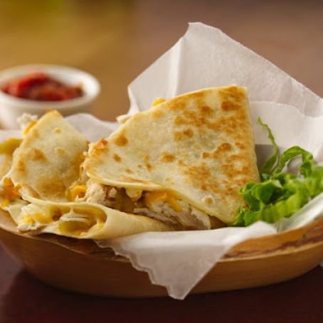Chicken-Chile Quesadillas