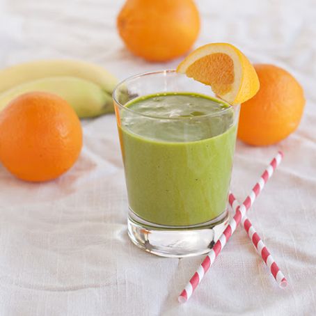 Spinach-orange smoothie