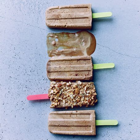 Creamy Mocha Ice Pops