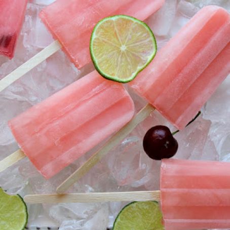 Paletas - Cherry-Limeade Popsicles