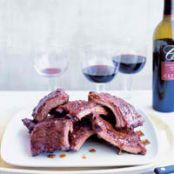 Spice-Roasted Ribs with Apricot Glaze