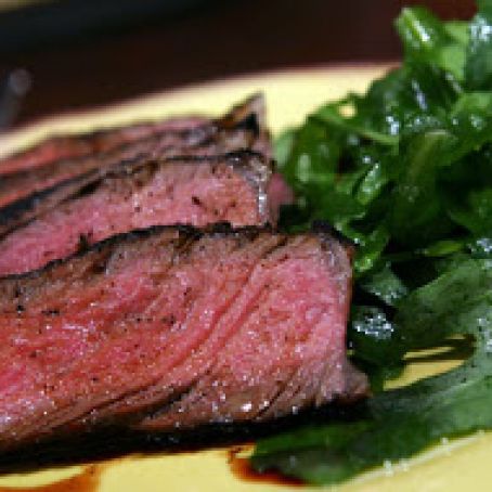 Grilled Steak with Coffee Rub