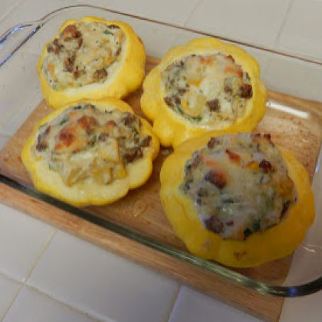 Stuffed Starburst Squash