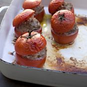 Tomatoes Stuffed with Veal Meatballs