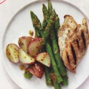 Grilled Chicken and Spring Vegetables