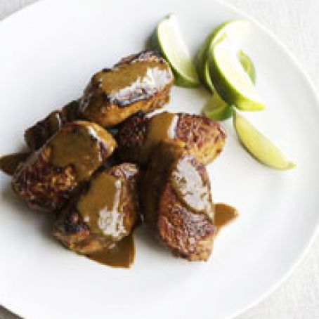 Pork Medallions with Curry-Honey Glaze