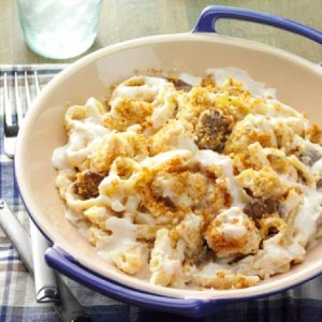 Four-Cheese Chicken Fettuccine