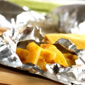 CHEDDARY POUCH POTATOES