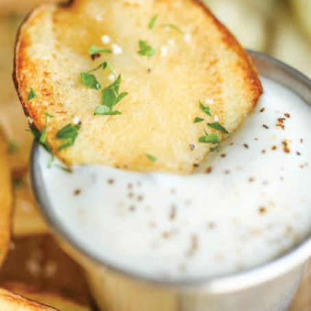 Homemade Parmesan Potato Chips