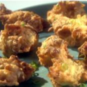 Artichoke Fritters with Lemon Cream