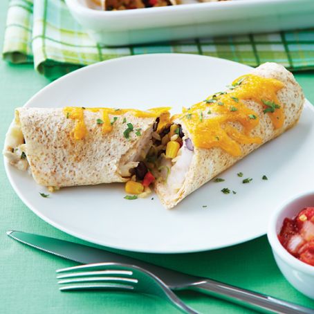 Halibut & Black Bean Burrito Casserole