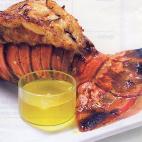 Broiled Lobster Tails with Garlic-Chili Butter