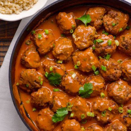 Thai Turkey Zucchini Meatballs - 30 minutes