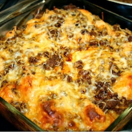 BUBBLE UP TACO CASSEROLE