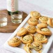 Flaky Garlic Bread Pinwheels