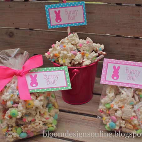 Easter Bunny Bait Popcorn Mix