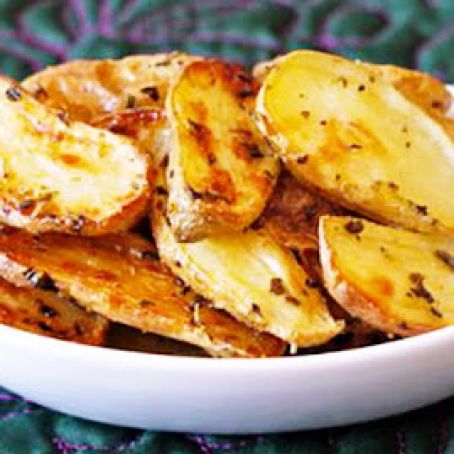 Herb Garlic Roast Potatoes