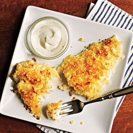 Chip Crusted Fish Fillets