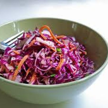 Sweet-and-Tart Red Cabbage Coleslaw