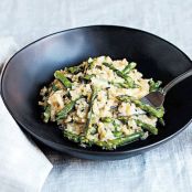 Risotto with asparagus and fennel