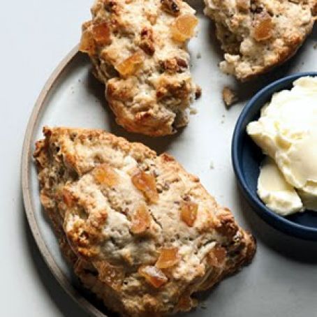 GINGER PECAN SCONES