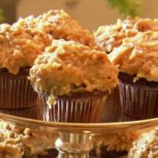 German Chocolate Cupcakes