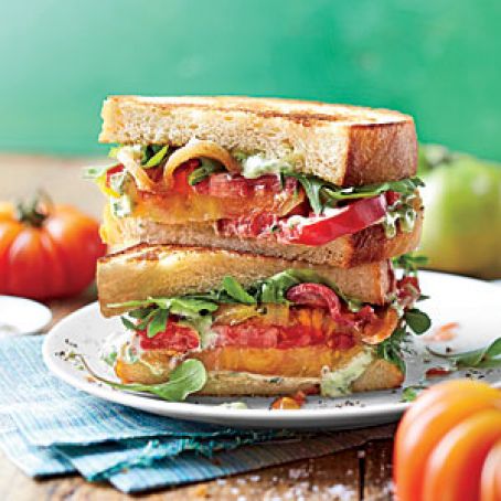 Over-the-Top Tomato Sandwich