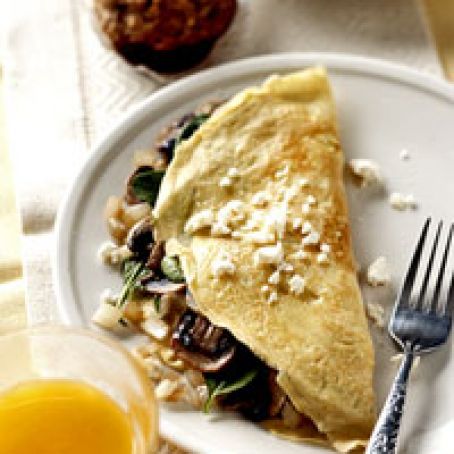 Spinach and Feta Omelet