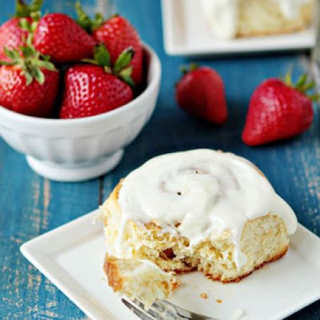 Orange Sticky Rolls with Cream Cheese Icing