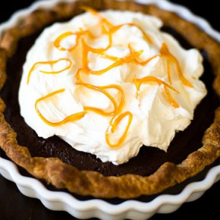 Chocolate Orange Cream Pie