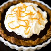 Chocolate Orange Cream Pie