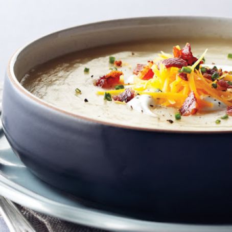 Potato, Cheddar and Chive Soup