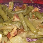 Crock Pot Green Beans & Bacon