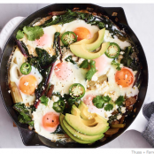 Green Shakshuka With Avocado and Lime