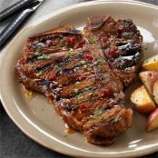 Chipotle-Honey Grilled T-Bones Recipe
