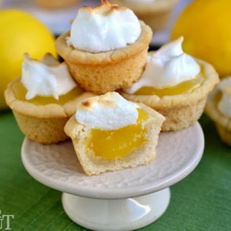 Lemon Meringue Cookie Cups