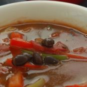 Easy Chicken Fajita Soup