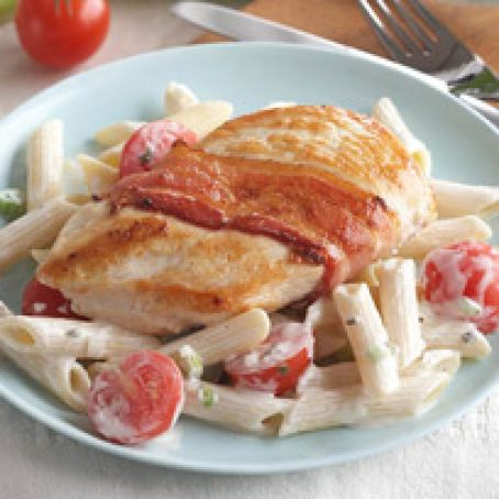 Creamy Chicken with Bacon and Penne